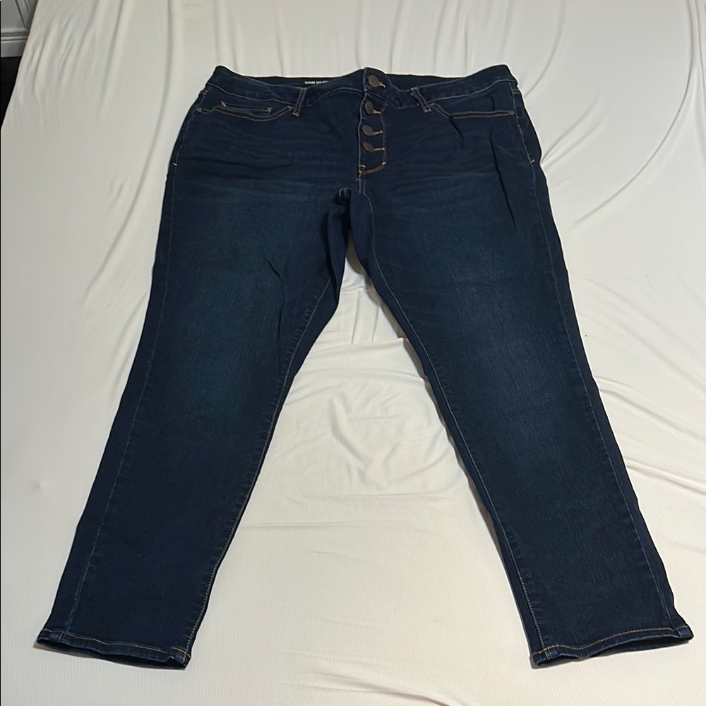 Women's Dark Blue Jeans Ana 20W